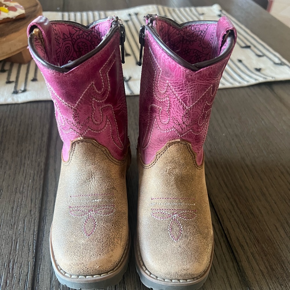 SHYANNE INFANT GIRLS' TOP WESTERN BOOTS - ROUND TOE - Picture 3 of 6
